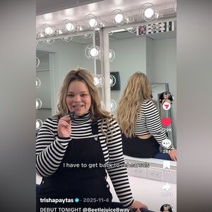 Trisha wore in NYC for her Broadway Debut 2-Piece